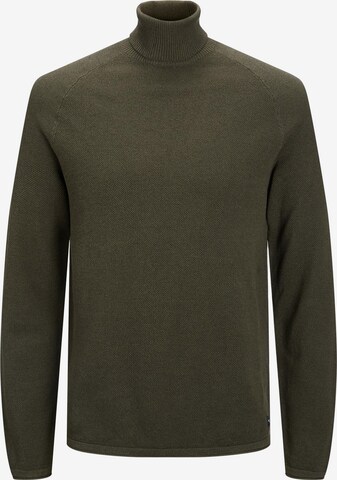 JACK & JONES Sweater 'HILL' in Green: front