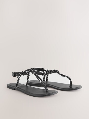 Next - Sandalias de dedo 'Forever Comfort' en negro