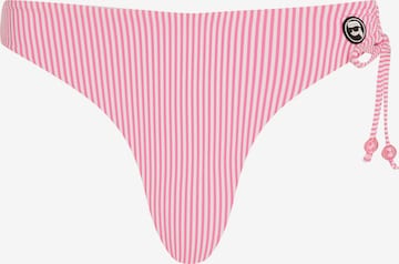 Slip bikini di Karl Lagerfeld in rosa: frontale