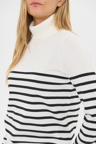 SAINT TROPEZ - Jersey 'Mila' en blanco