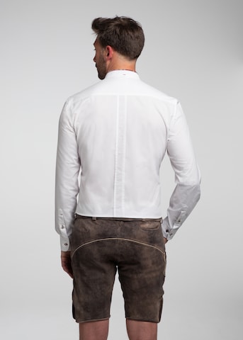 SPIETH & WENSKY Regular Fit Hemd 'Silas' in Weiß