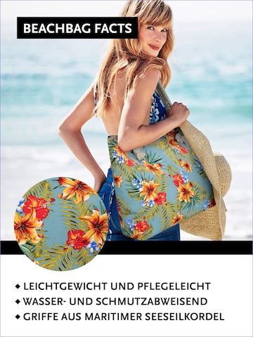 DonDon Beach Bag in Green: front