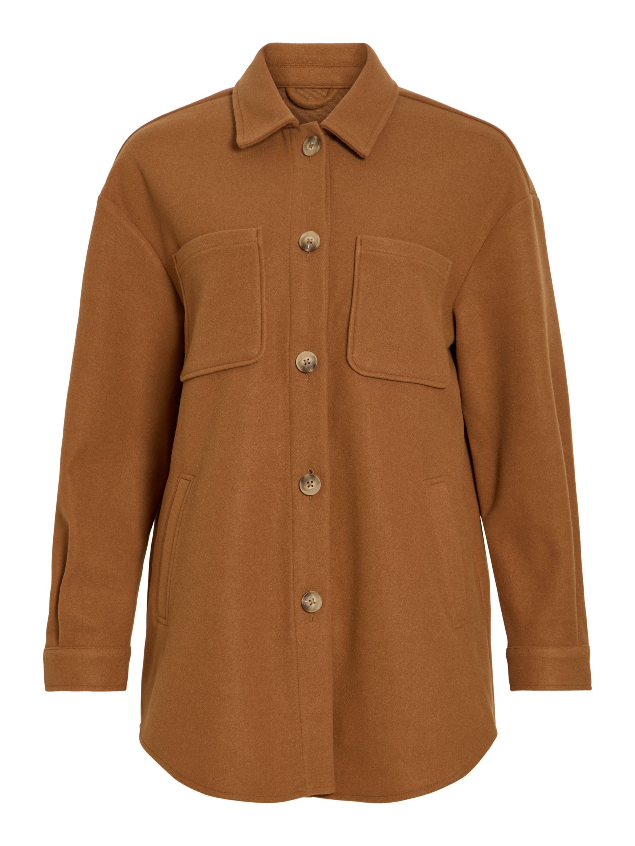 VILA Between-season jacket 'VIKimmi' in Brown: front