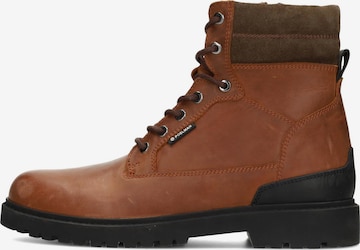 PS Poelman Lace-Up Boots 'TONI' in Brown: front