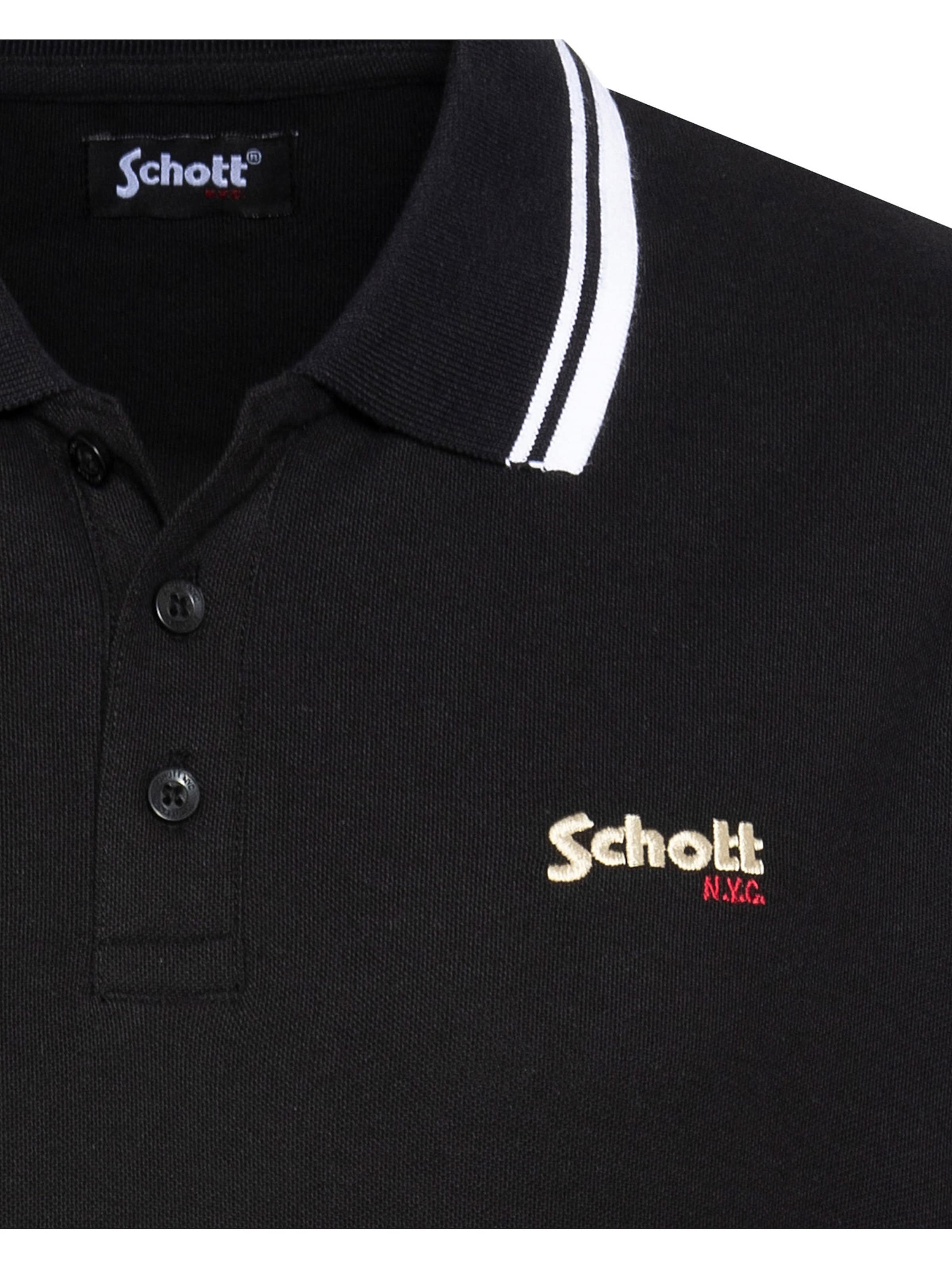 Schott NYC Shirt in Black