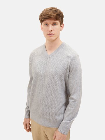 TOM TAILOR Sweater in Grey