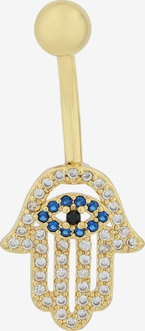 Akzent Piercings 'hautverträglich' in Gold: front