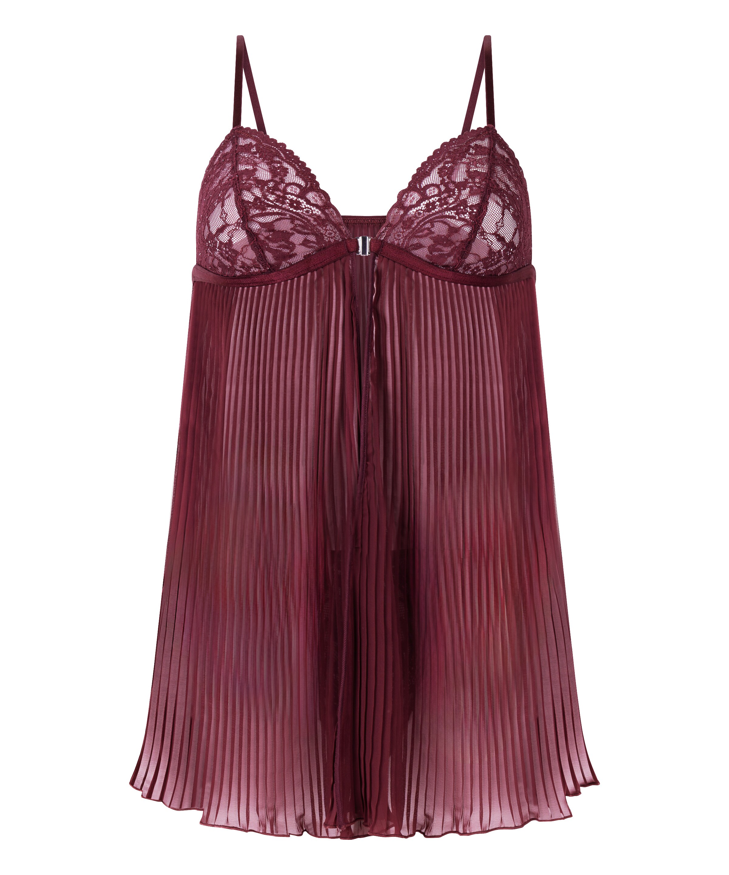 Hunkemöller Negligée in Rot: Vorderseite