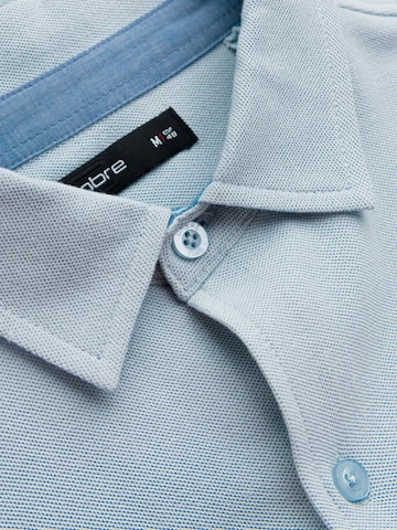 Coupe slim Chemise Ombre en bleu