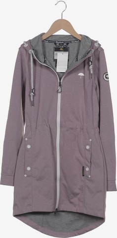 Schmuddelwedda Mantel S in Lila: Vorderseite
