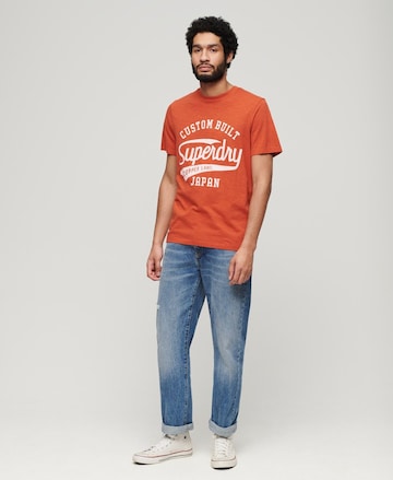 Superdry Shirt 'Copper Label' in Orange