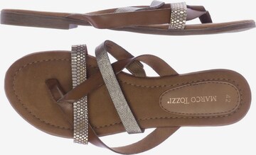 MARCO TOZZI Sandals & High-Heeled Sandals in 42 in Brown: front