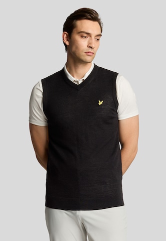 Lyle & Scott Bodywarmer 'Merino' in Zwart: voorkant
