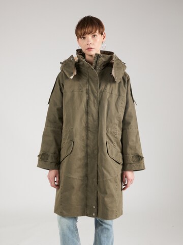 BLONDE No. 8 Between-Seasons Coat 'Giulia' in Green: front