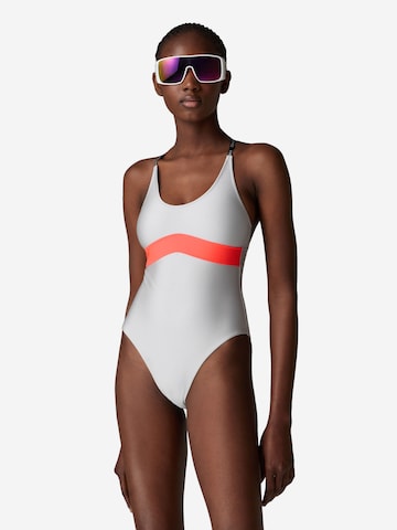 Bogner Fire + Ice Swimsuit 'Fabula' in Silver: front