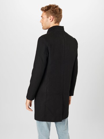 TOM TAILOR DENIM Regular fit Between-Seasons Coat in Black