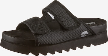 TIMBERLAND - Sapato aberto 'Santa Monica' em preto: frente