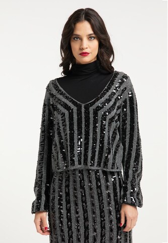 faina Sweater in Silver: front