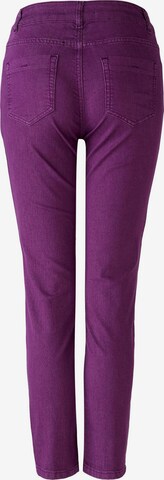 OUI Slim fit Pants 'BAXTOR' in Purple
