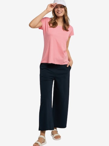 Wide Leg Pantalon 'Meja' Elbsand en bleu