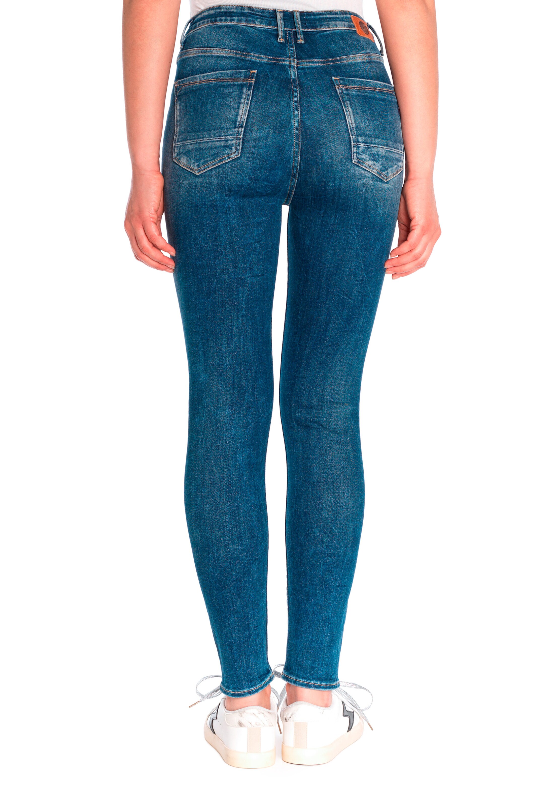 Le Temps Des Cerises Skinny Jeans 'Powerhic' in Blau