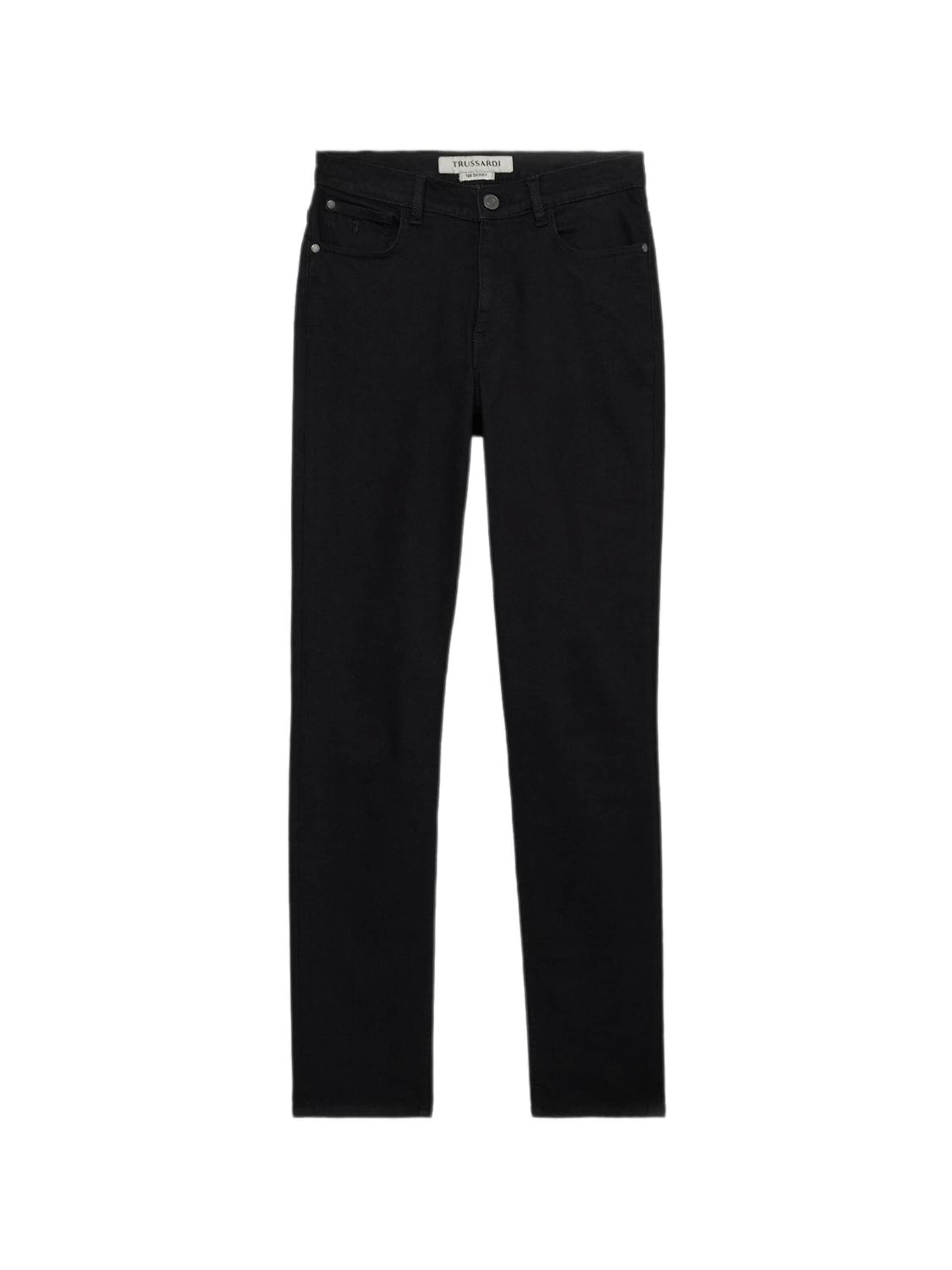 Skinny Jeans di Trussardi in nero: frontale
