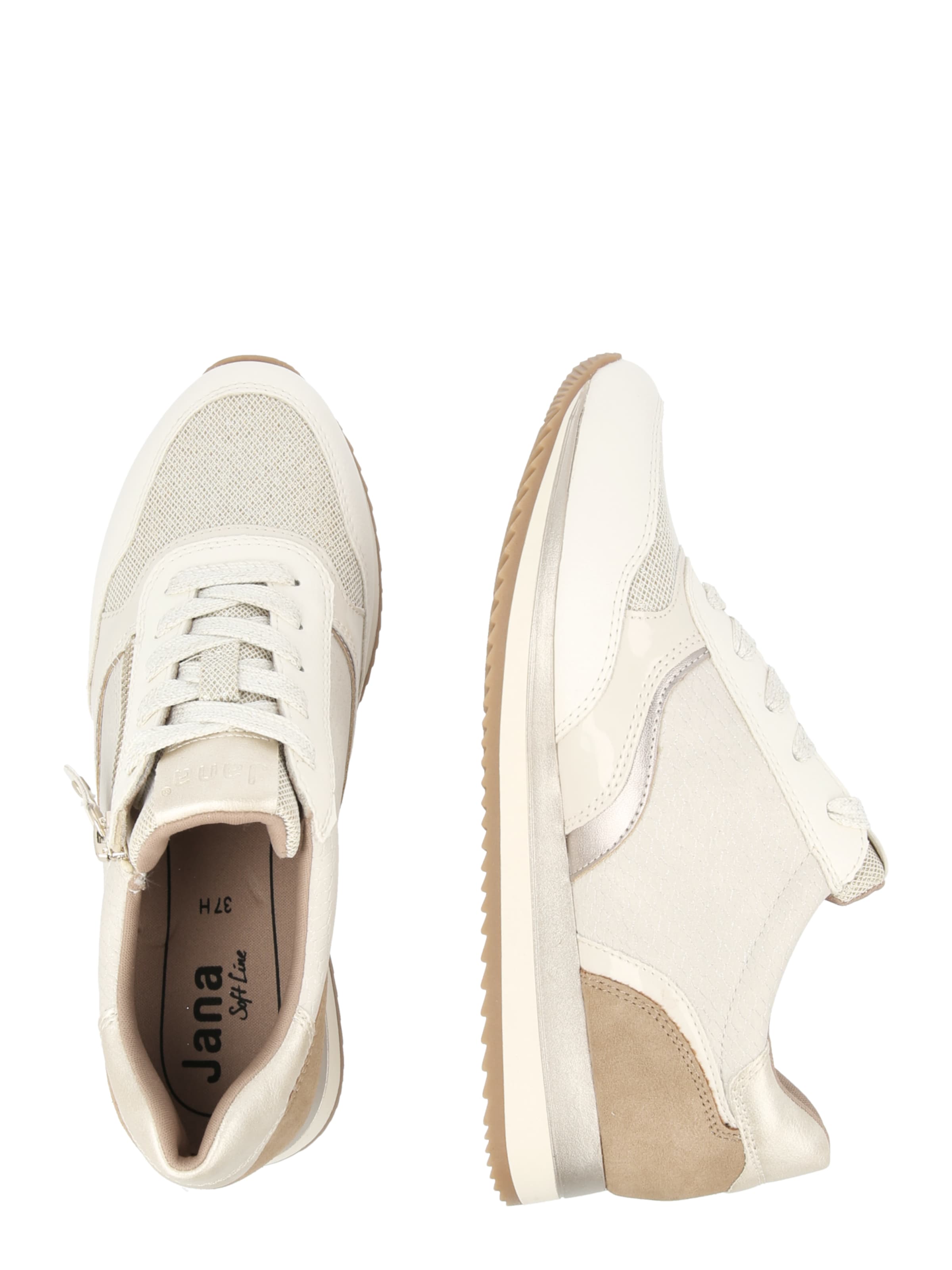 JANA Trampki niskie w kolorze beżowy