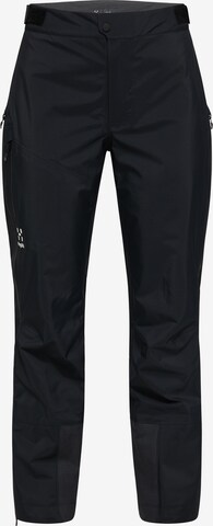 Haglöfs Regular Outdoor Pants 'Roc' in Black: front