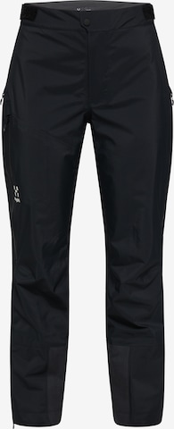 Haglöfs Regular Outdoorhose 'Roc' in Schwarz: predná strana