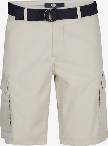 Petrol Industries Regular Карго панталон в бяло: отпред