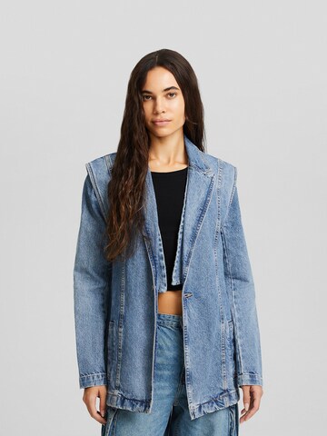 Bershka Blazers in Blauw: voorkant