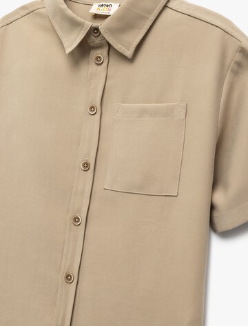 Koton Regular Fit Hemd in Beige
