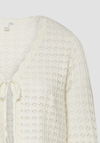 QS Knit cardigan in Beige