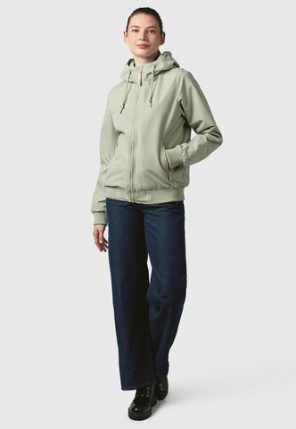 Giacca funzionale 'Oggie' di Ragwear in verde: frontale