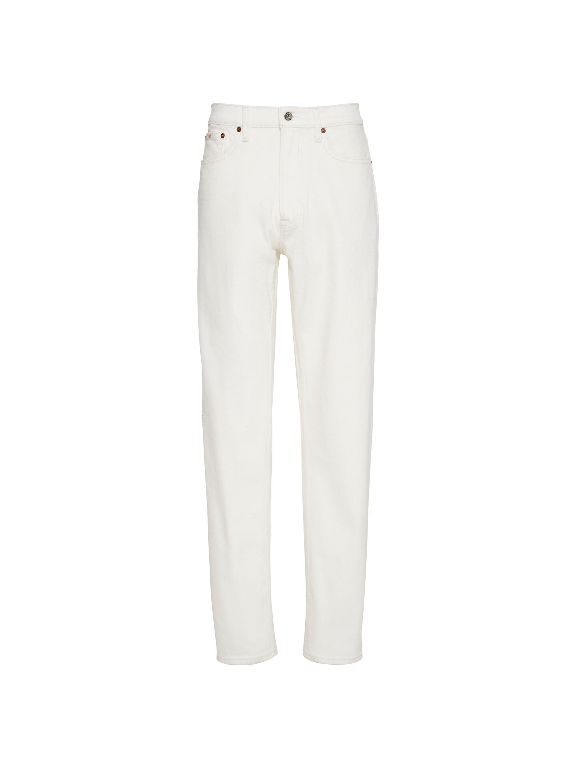 Jeans de la Calvin Klein Jeans pe alb: față