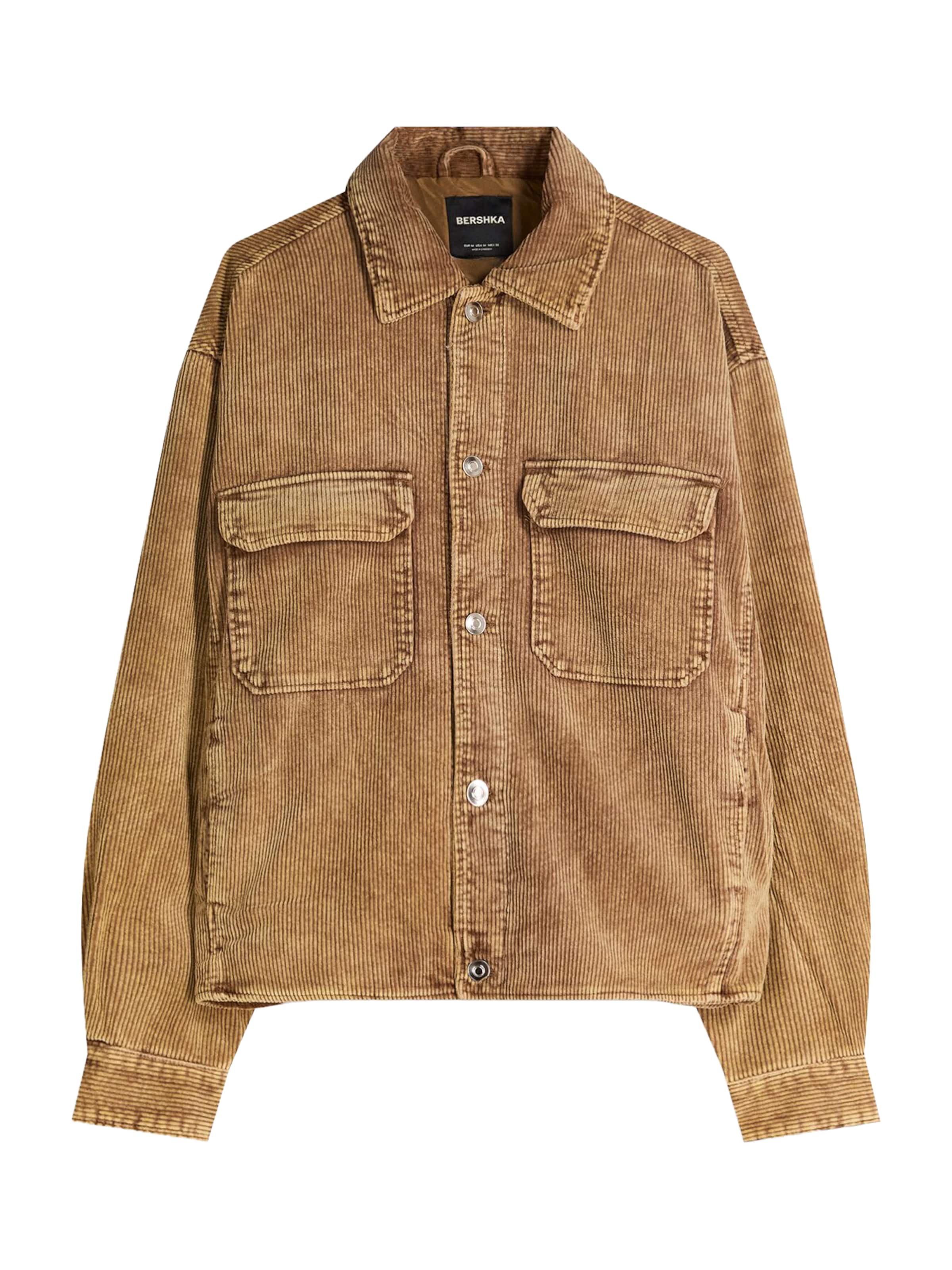 Bershka Välikausitakki värissä ruskea: etupuoli