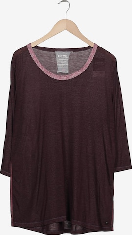 CECIL Langarmshirt XXL in Rot: Vorderseite