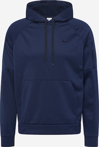 NIKE Sport sweatshirt i blå: framsida