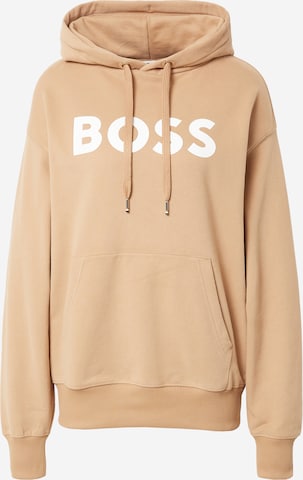 BOSS Sweatshirt 'Econy' i beige: forside