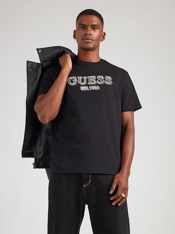 GUESS Shirt in Black: front