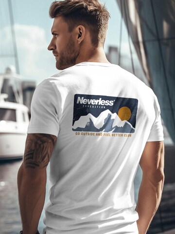 Neverless Shirt 'Neverless Expedition' in Weiß
