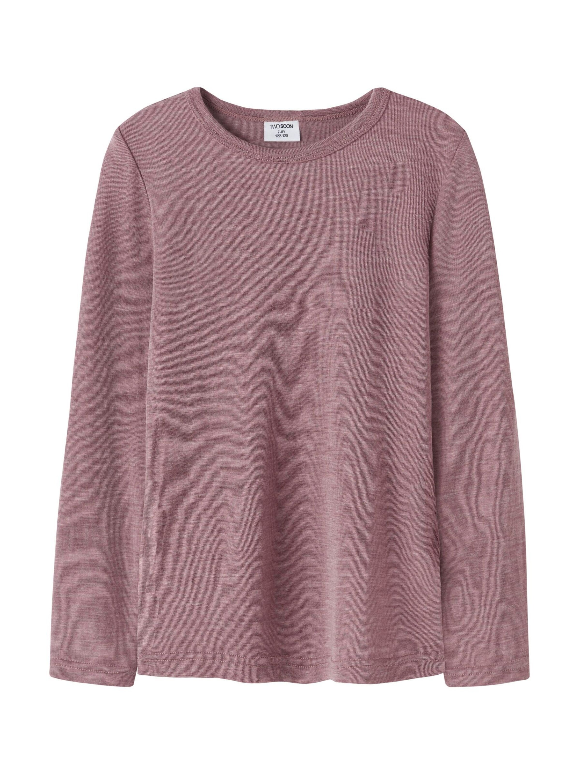 Maglietta di TWO SOON in lilla: frontale