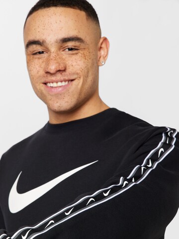 juoda Nike Sportswear Megztinis be užsegimo