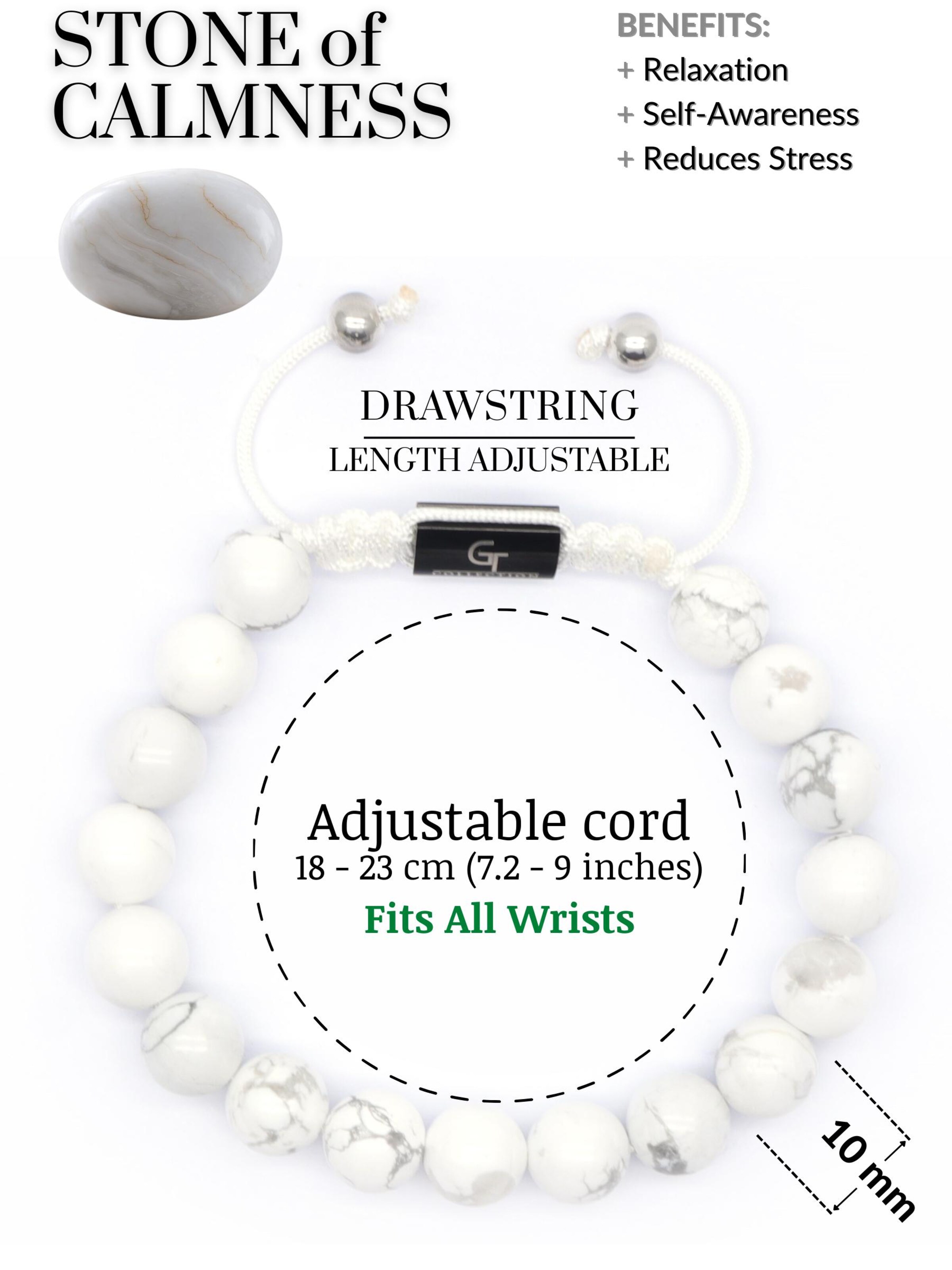 GT Collection - Pulsera 'Single-Bead' en blanco