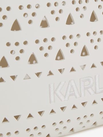 Karl Lagerfeld Kabelka na rameno - biela