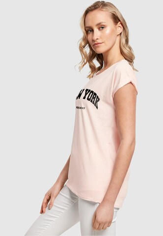 Merchcode T-Shirt 'New York' in Pink