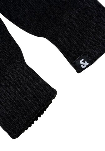 JACK & JONES Full finger gloves 'Barry' in Black