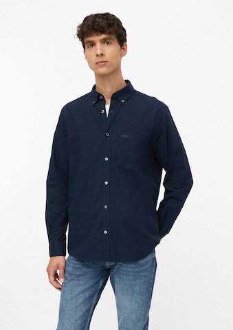 s.Oliver Regular fit Button Up Shirt in Blue: front