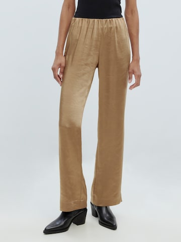 EDITED Wide leg Trousers 'Sinead' in Brown: front