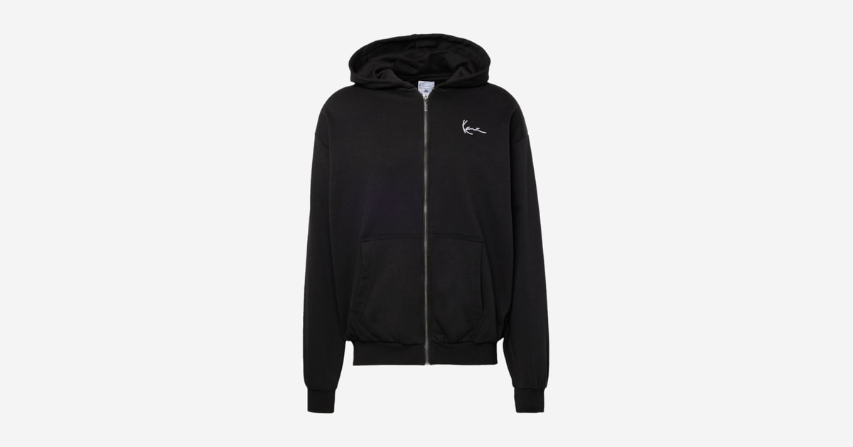 Karl Kani Zip-Up Hoodie in Black | ABOUT YOU Karl Kani Zip-Up Hoodie in Black | ABOUT YOU